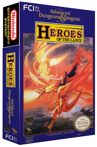 jeu Advanced Dungeons & Dragons - Heroes of the Lance